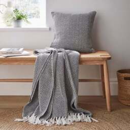 Jenson Herringbone Cushion - thumbnail 4