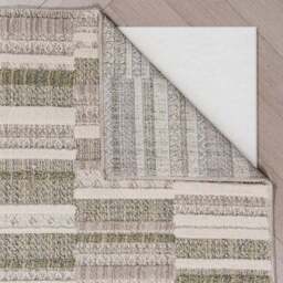 Patchwork Striped Washable Rug - thumbnail 3