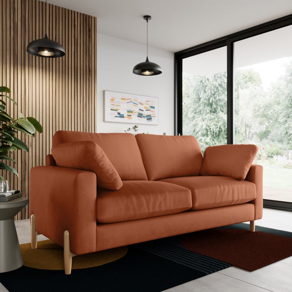Apollo Vintage Velvet 3 Seater Sofa - image 1