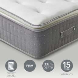 Hotel 2000 Pocket Ortho Memory Foam Pillow Top Hybrid Mattress