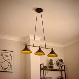 Morgan Industrial 3 Light Adjustable Diner Ceiling Light - thumbnail 2