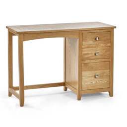 Jenkins Single Dressing Table and Stool, Oak - thumbnail 4