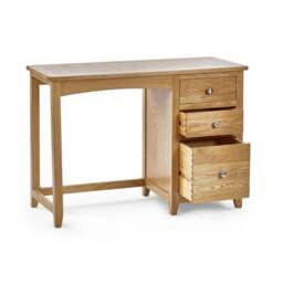 Jenkins Single Dressing Table and Stool, Oak - thumbnail 5