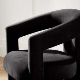 Lucilla Dining Chair, Velvet - thumbnail 2
