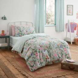 Set of 2 Whimsical Woods Cotton Fitted Bed Sheets - thumbnail 4