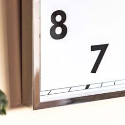 Cedar & Sage Buxton Square Wall Clock - thumbnail 2