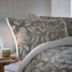 Dreams n Drapes Lodge Woodland Owls Duvet Cover and Pillowcase Set - thumbnail 2
