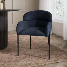 Talullua Dining Chair, Luxe Chenille - thumbnail 2