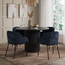Talullua Dining Chair, Luxe Chenille - thumbnail 1