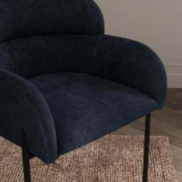 Talullua Dining Chair, Luxe Chenille - thumbnail 3