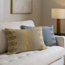 Chenille Jacquard Rectangle Cushion - thumbnail 4