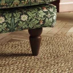 Jolene William Morris Blackthorn Print Velvet Snuggle Chair - thumbnail 5