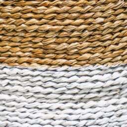 Set of 2 White Seagrass Log & Kindling Basket - thumbnail 6