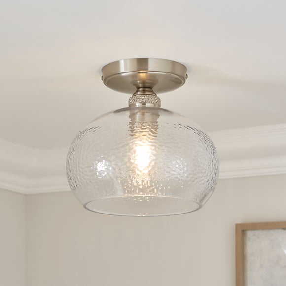 Hemsby Mid Century Flush Ceiling Light - image 1