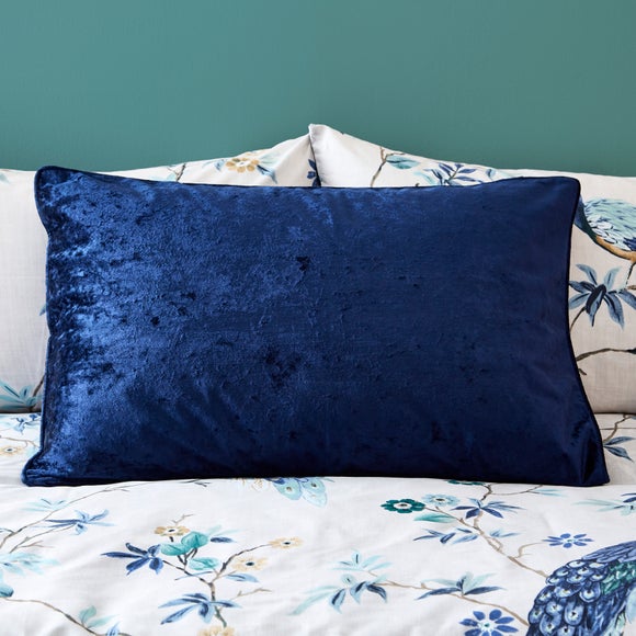 Crushed Velour Piped Pillowcase - image 1