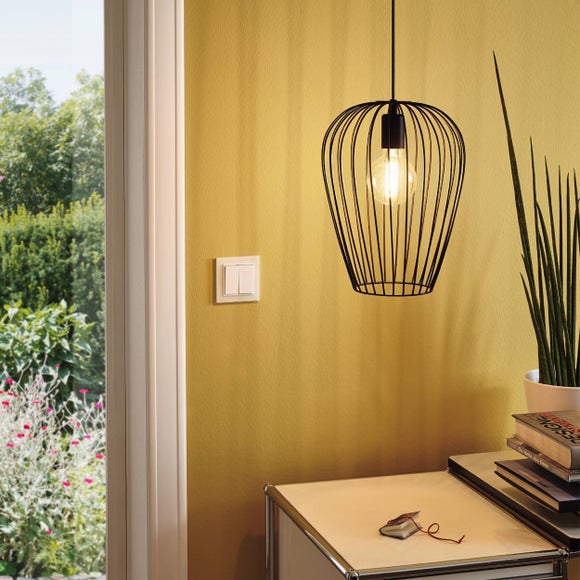 EGLO Newton Vintage Hanging Caged Pendant Light - image 1