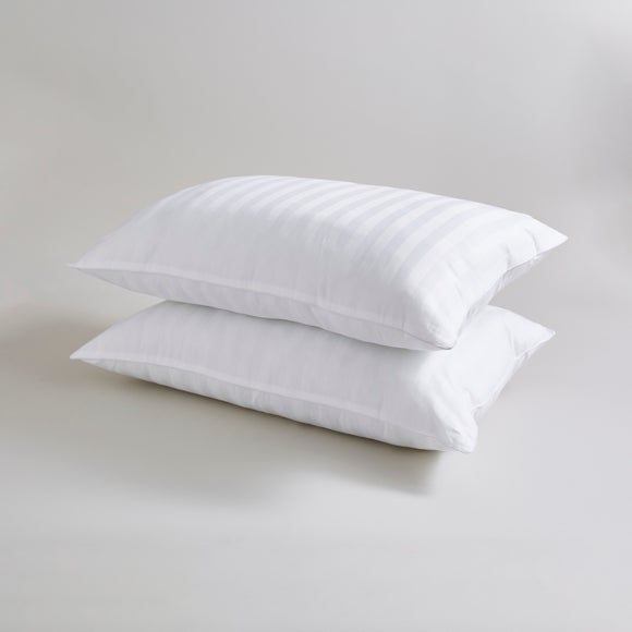 Hotel Pack of 2 Luxury Cotton Front Sleeper Pillows - image 1