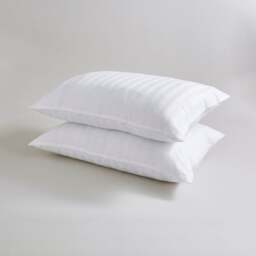Hotel Pack of 2 Luxury Cotton Front Sleeper Pillows - thumbnail 1