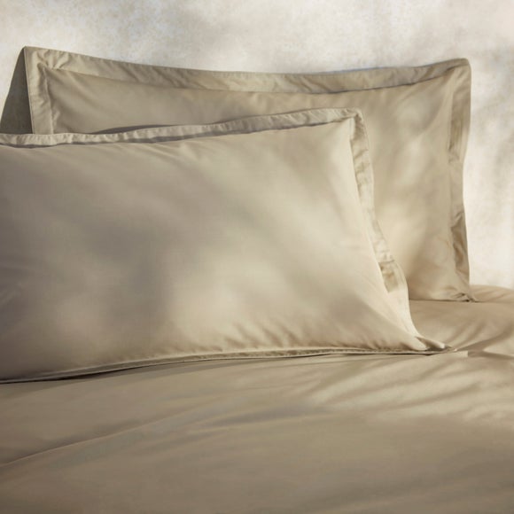100% Egyptian Cotton 220 Thread Count Oxford Pillowcase - image 1