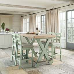 Salcombe 4 Seater Bar Table, Oak - thumbnail 1