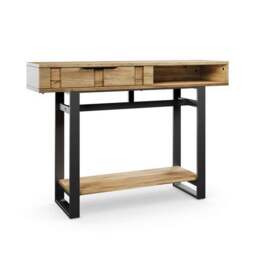 Watson 1 Drawer Console Table, Wood Effect - thumbnail 6