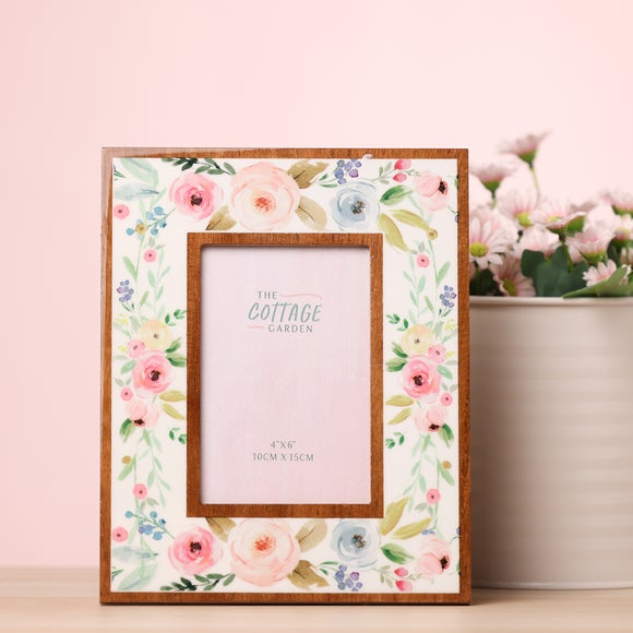 The Cottage Garden Layered Floral Portrait Photo Frame - image 1