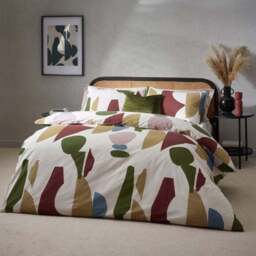 HÖEM Meta Cotton Rich Duvet Cover & Pillowcase Set - thumbnail 4