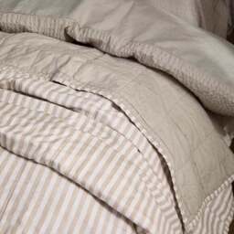 Yard Hebden Stripe 100% Cotton Bedspread - thumbnail 3