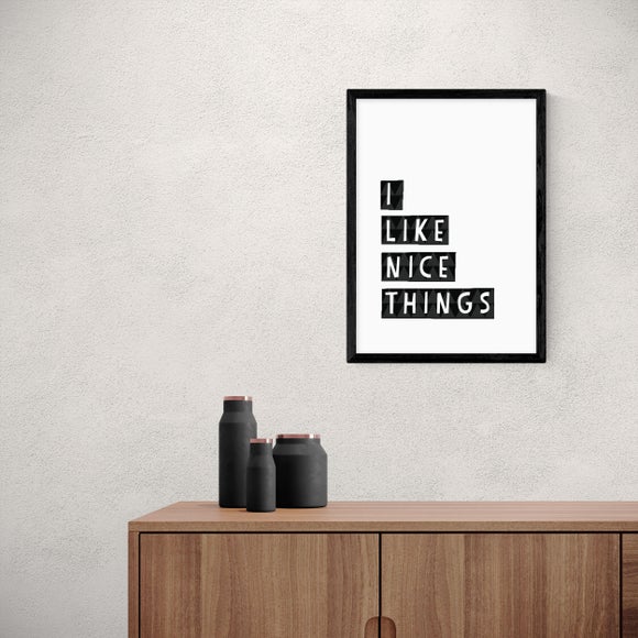 East End Prints I Like Nice Things Print - image 1