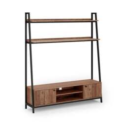 "Fulton Pine Ladder Shelf TV Unit for TVs up to 60""" - thumbnail 4