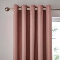 Rotterdam Herringbone Blackout Eyelet Curtains - thumbnail 1