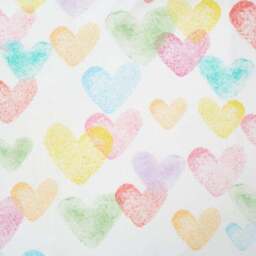 Rainbow Hearts Duvet Cover and Pillowcase Set - thumbnail 5