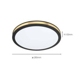 EGLO Pescaito LED Flush Ceiling Light - thumbnail 4