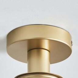Amelie Opal Glass Flush Ceiling Light - thumbnail 3