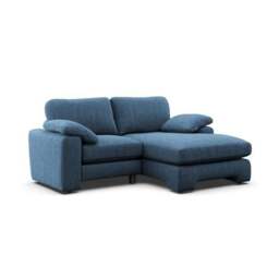 Magnus Vintage Soft Chenille Corner Chaise Sofa - thumbnail 6