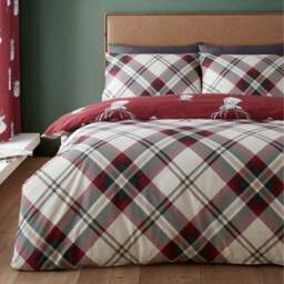 Catherine Lansfield Munro Stag Reversible Duvet Cover and Pillowcase Set - thumbnail 3