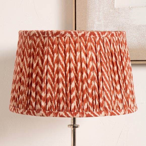 Vienna Chevron Mushroom Pleat Lamp Shade - image 1