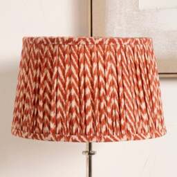 Vienna Chevron Mushroom Pleat Lamp Shade - thumbnail 1