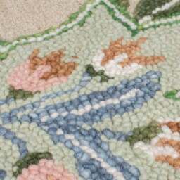 Bryony Floral Shaped Wool Rug - thumbnail 2