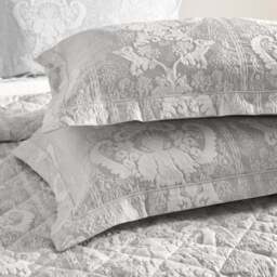 Dorma Vivana Damask 100% Cotton Duvet Cover & Pillowcase Set - thumbnail 3