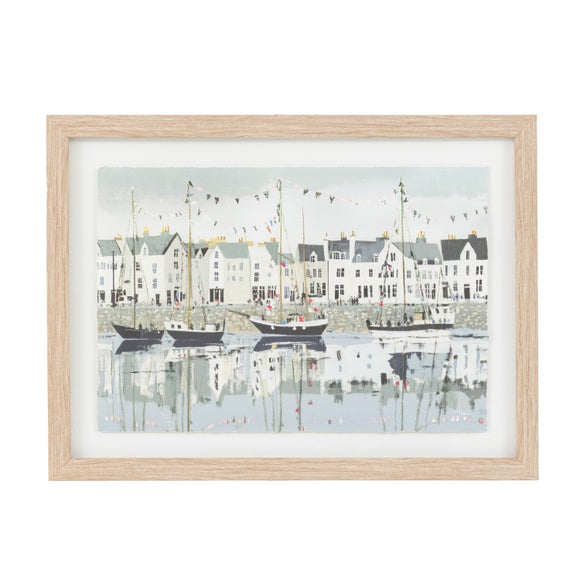 Cedar & Sage Harbour Life Framed Print