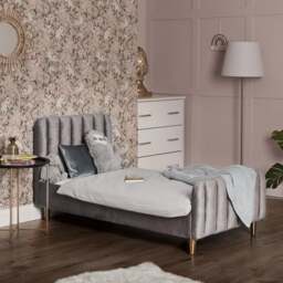 Obaby Gatsby Velvet Bed Frame - thumbnail 1