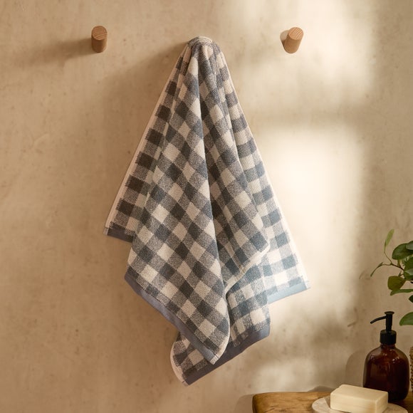 Yard Barton Check Cotton Towel - image 1