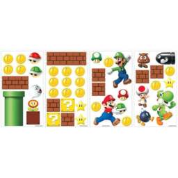 Super Mario Build a Scene Wall Stickers - thumbnail 3