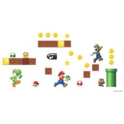 Super Mario Build a Scene Wall Stickers - thumbnail 2