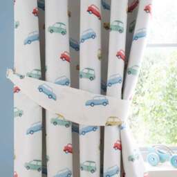Classic Cars Blackout Eyelet Curtains - thumbnail 3