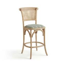 Florine Counter Height Barstool, Folkstone Stripe Fabric - thumbnail 2