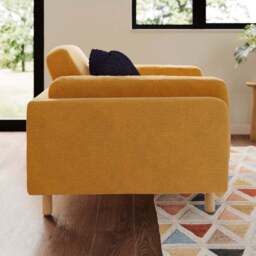 Newton Luxe Chenille Snuggle Chair - thumbnail 2