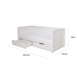 Stompa Pine Day Bed with 2 Underbed Drawers - thumbnail 5