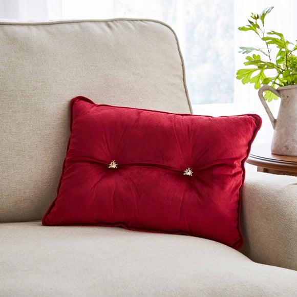 Throw Pillow Dunelm Velvet Throw Throw Pillows Dunelm Red Cushion